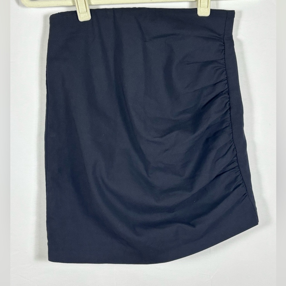 Zara Mini Skirt Ruched Black- S